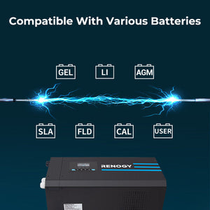 RENOGY 2000W 12V Pure Sine Wave Inverter Charger w/ LCD Display