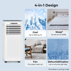 RENOGY 8000 BTU Portable Air Conditioner