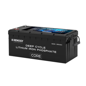 RENOGY 12V 300Ah Core Series Deep Cycle Lithium Iron Phosphate Battery w/Self-Heating