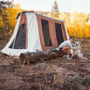 White Duck Outdoors 10'x14' [DeLuxe] Prota Canvas Cabin Tent