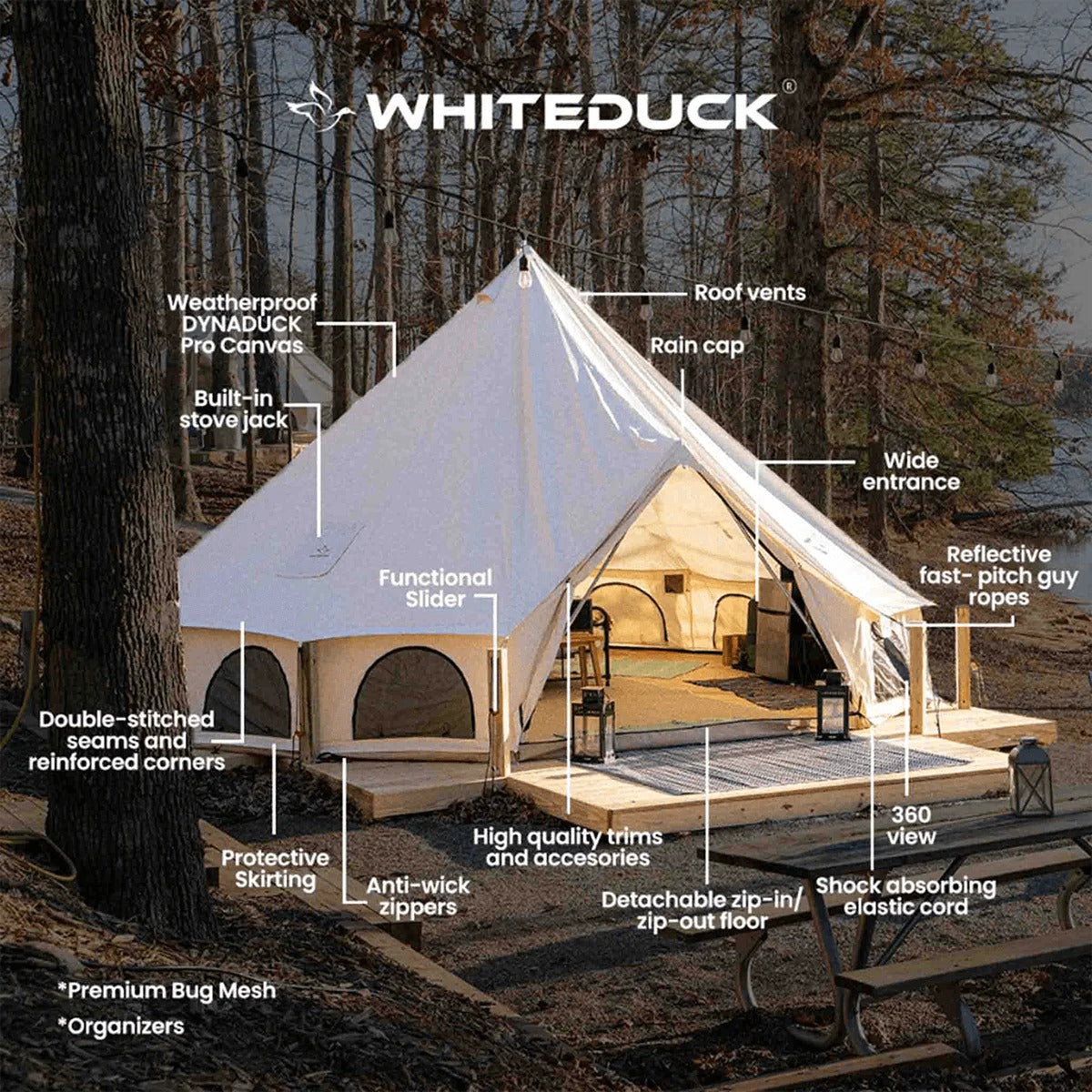 White Duck Outdoors 13'  Avalon Bell Tent